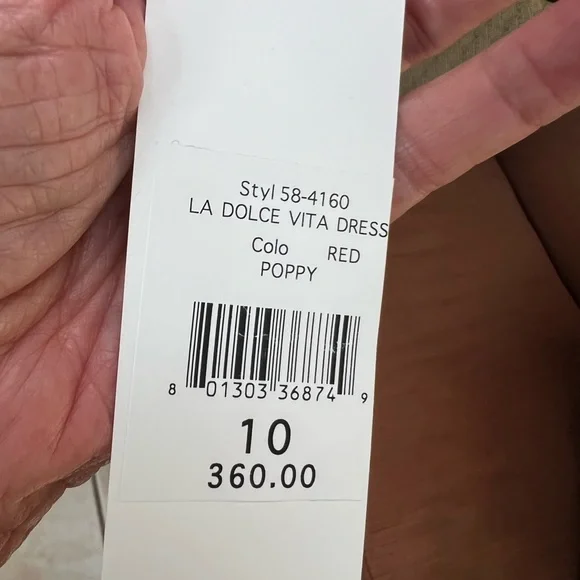 Nanette Lepore Poppy Eyelet Sheath Dress Size 10 NWT - Picture 12 of 13